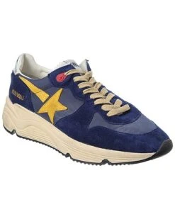 Golden Goose Running Sole Nylon & Suede Sneaker Men