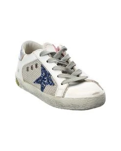 Golden Goose Superstar Leather-Trim Sneaker Kids