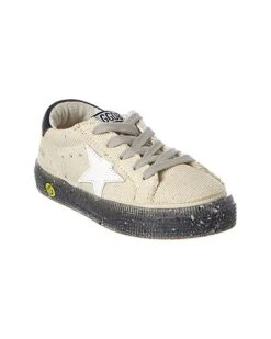 Golden Goose May Canvas & Leather Sneaker Kids