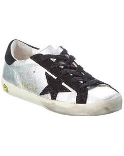 Golden Goose Superstar Leather & Suede Sneaker Kids