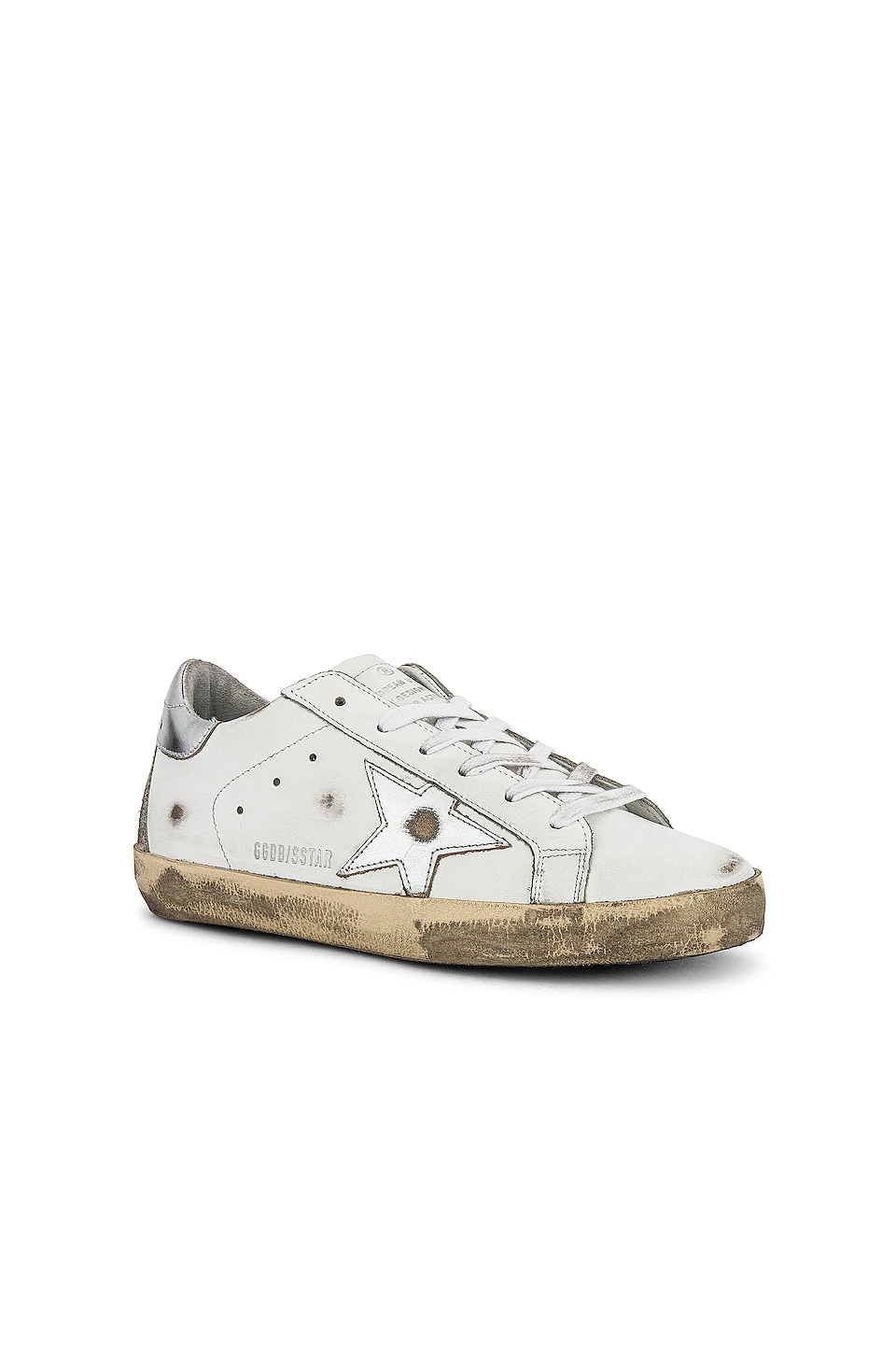 Golden Goose Superstar Laminated Sneaker White, Silver & Ice - Image 2