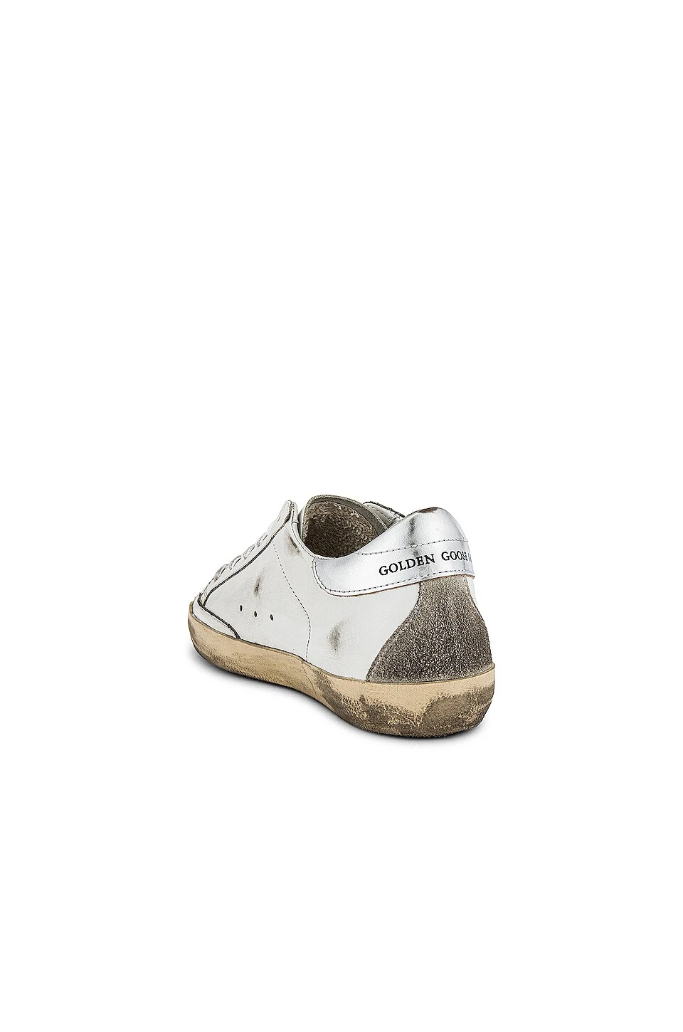 Golden Goose Superstar Laminated Sneaker White, Silver & Ice - Image 3