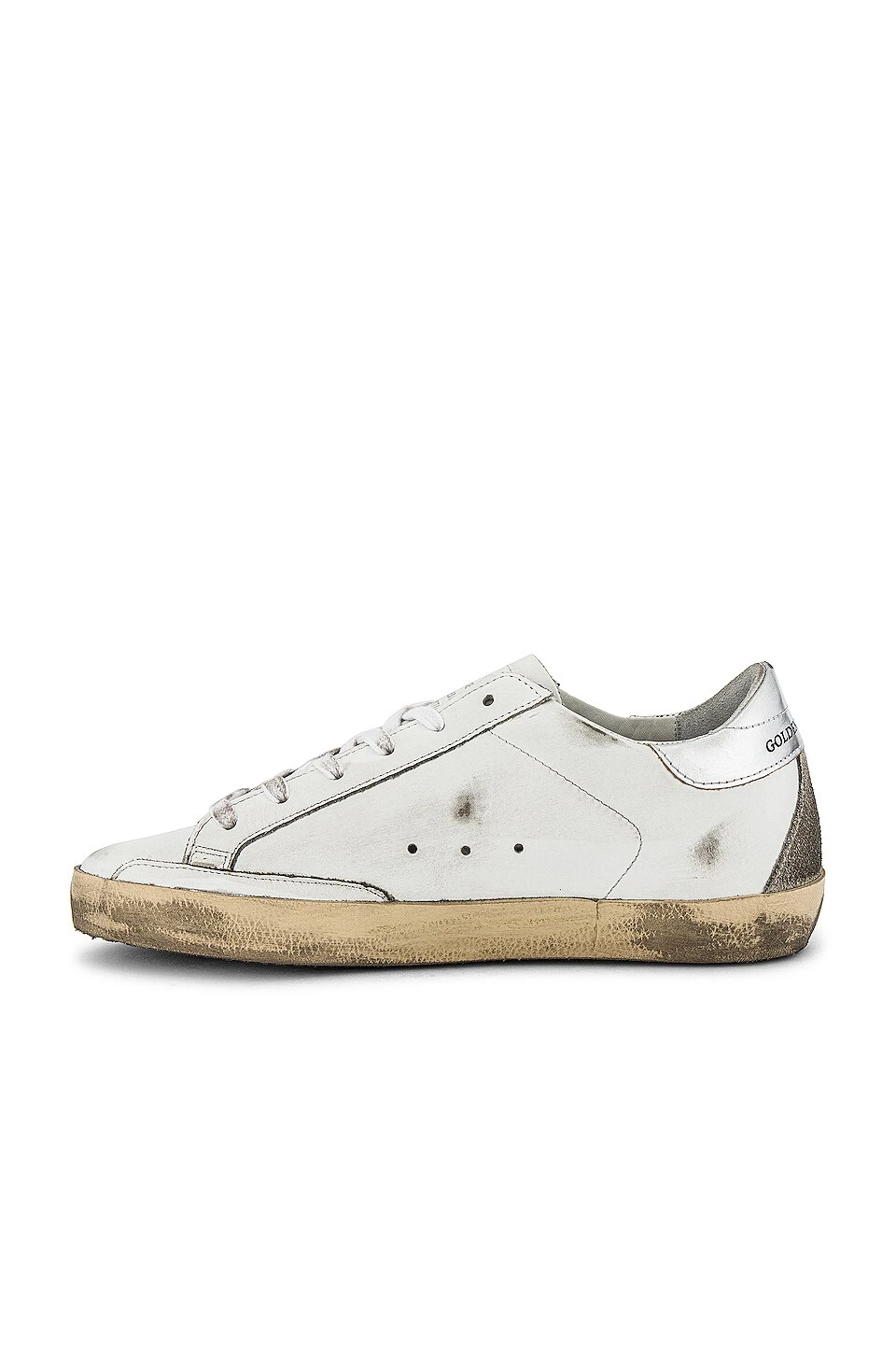 Golden Goose Superstar Laminated Sneaker White, Silver & Ice - Image 5