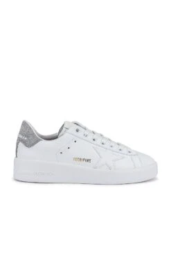Golden Goose SNEAKERS PURE STAR White & Silver