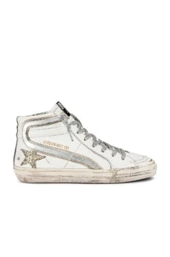 Golden Goose ZAPATILLA DEPORTIVA SLIDE White & Gold