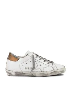 Golden Goose SUPER STAR 스니커즈 White & Gold