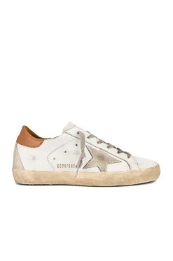 Golden Goose Superstar Sneaker White, Ice, & Light Brown