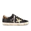 Golden Goose Superstar Sneaker Black, Gold, & Beige Brown Leopard