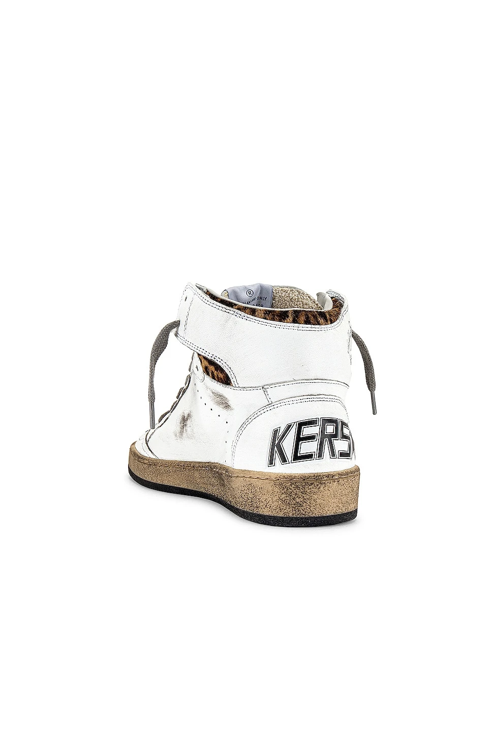 Golden Goose Sky Star Sneaker White, Beige Brown, & Black Leo - Image 3