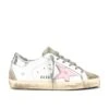 Golden Goose Superstar Sneaker White, Ice, Orchid Pink, & Silver