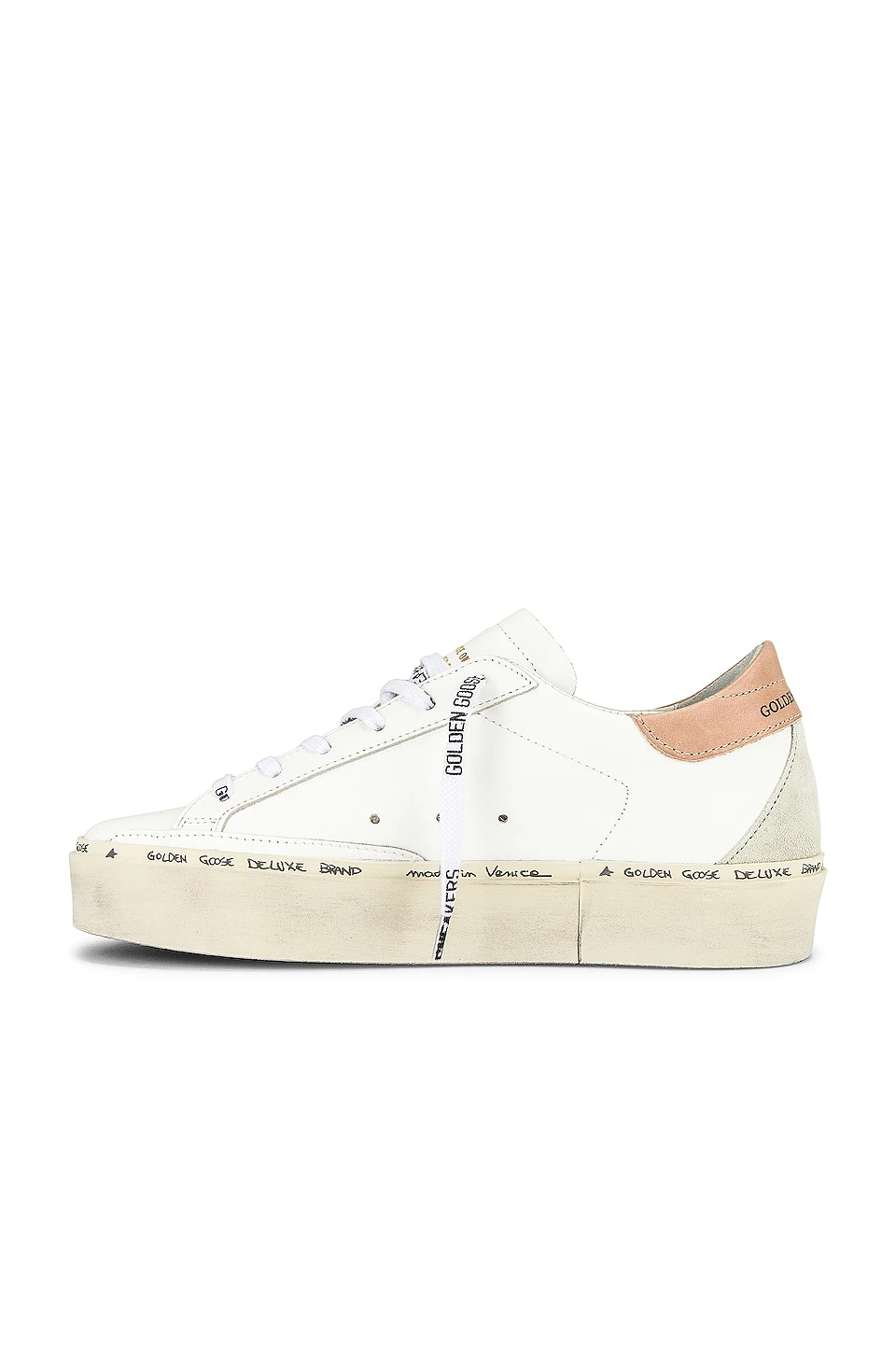 Golden Goose Hi Star Sneaker White, Turtle Dove, & Ice - Image 5