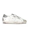 Golden Goose Old School Sneaker White, Ice, & Silver