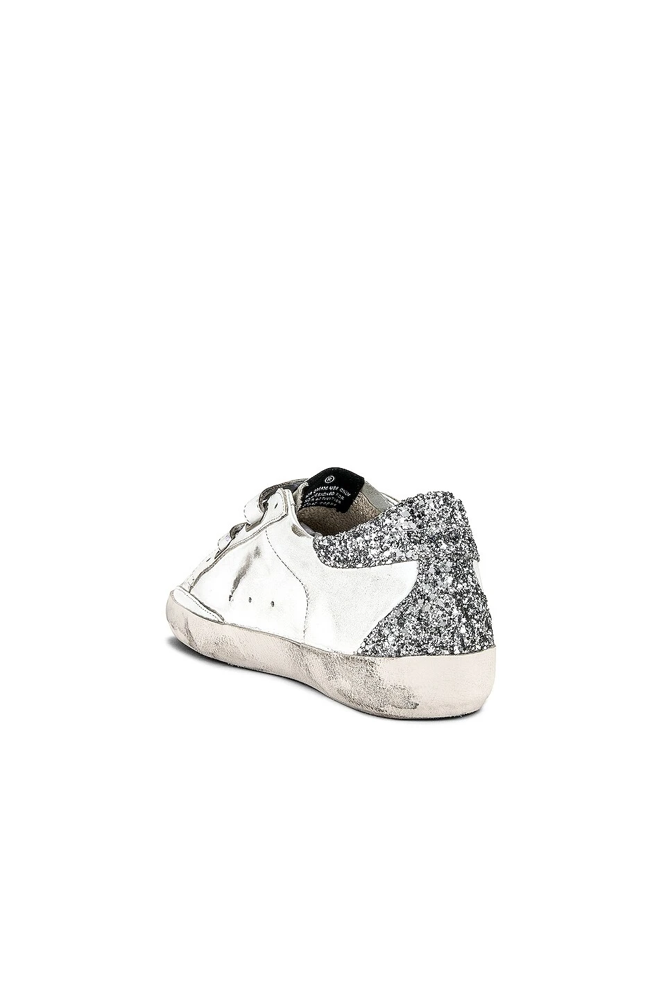 Golden Goose Old School Sneaker White, Ice, & Silver - Image 3