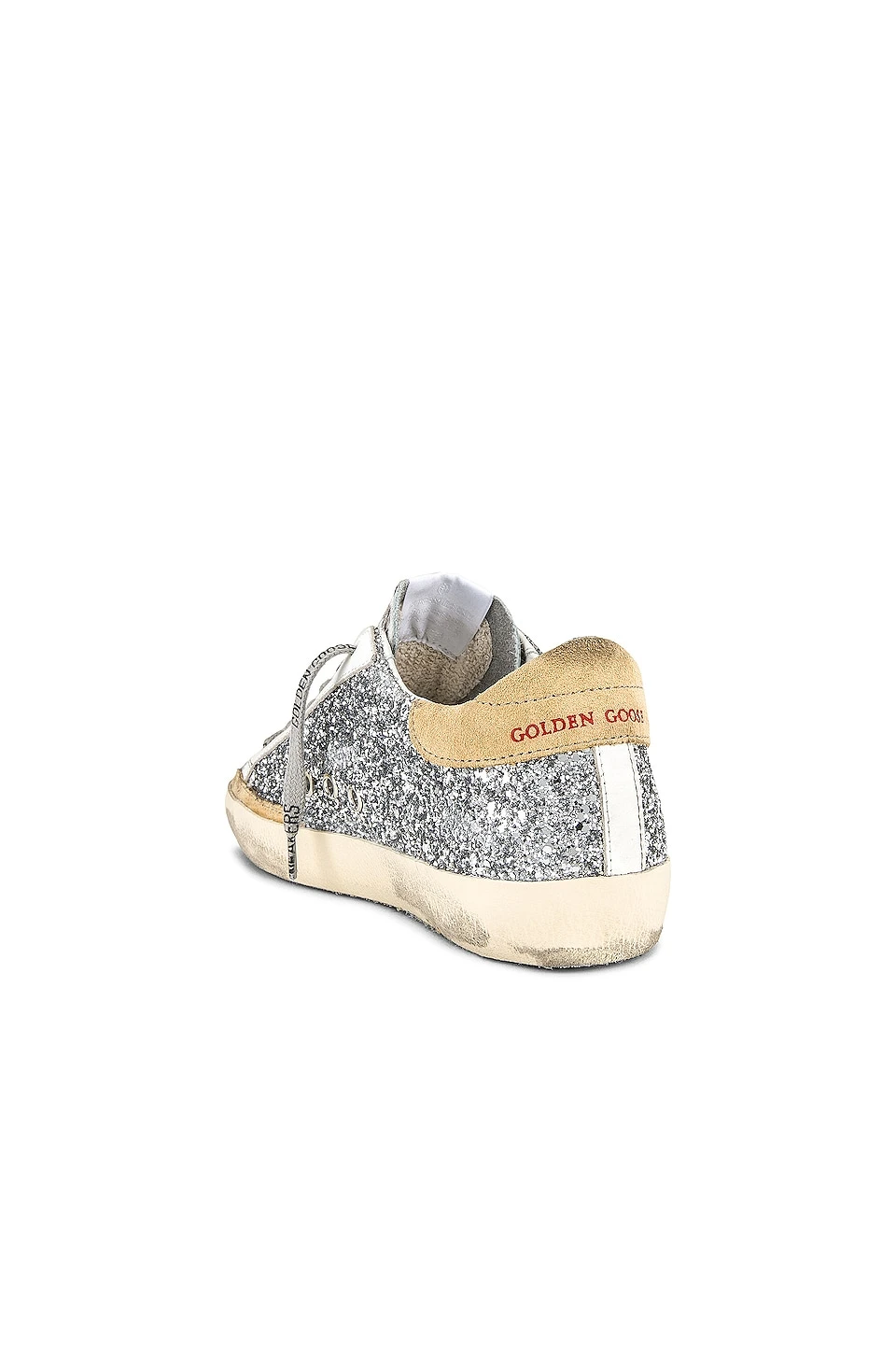 Golden Goose Superstar Sneaker Silver, White Black Cream Leopard, Sky, & Sand - Image 3