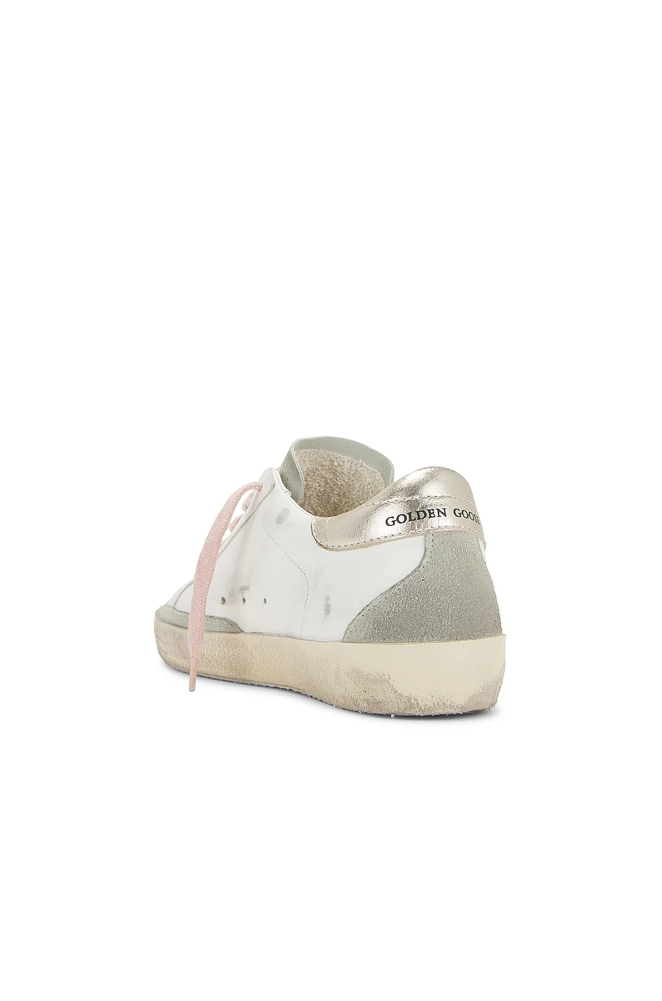 Golden Goose Super-Star Sneaker White, Ice, Powder Blue, & Platinum - Image 3