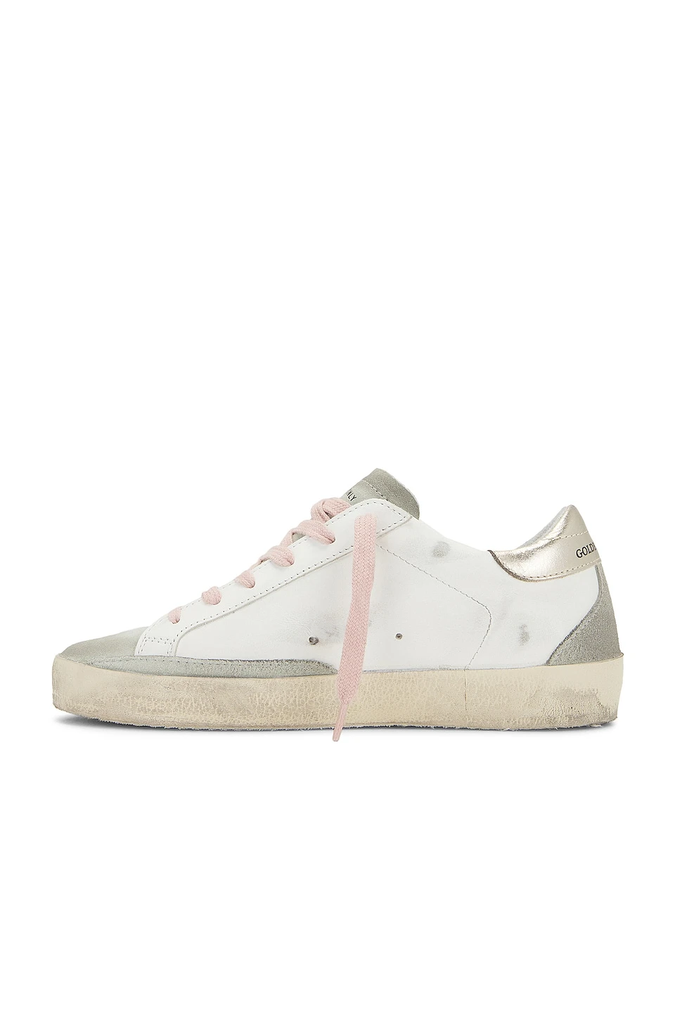 Golden Goose Super-Star Sneaker White, Ice, Powder Blue, & Platinum - Image 5