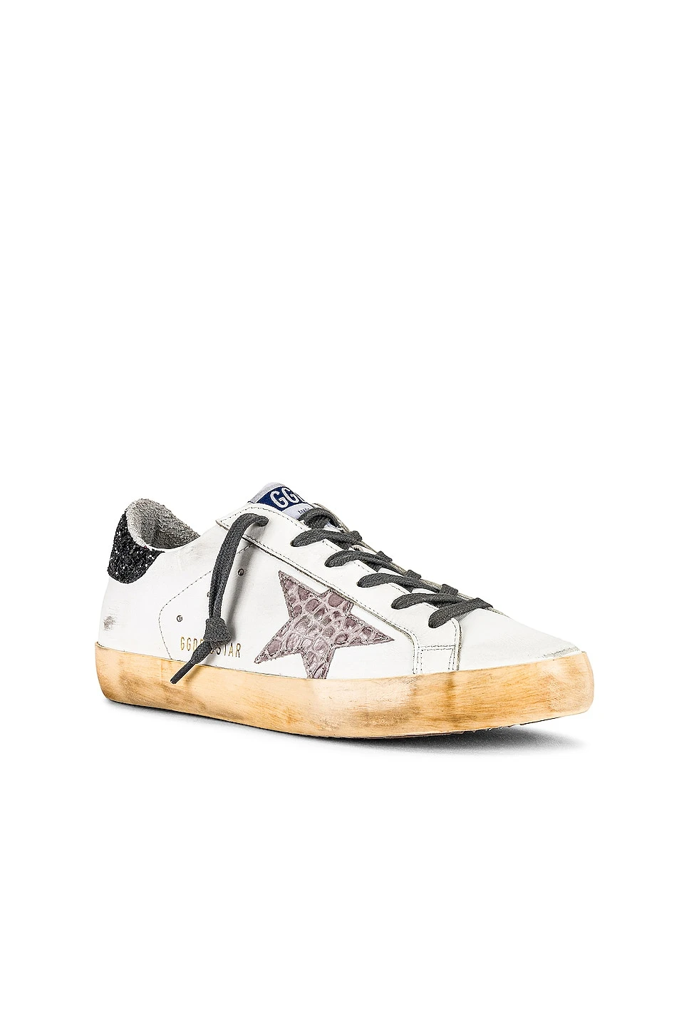 Golden Goose Super-Star Sneaker White, Light Pink, & Black - Image 2