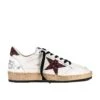 Golden Goose Ball Star Sneaker White & Bordeaux