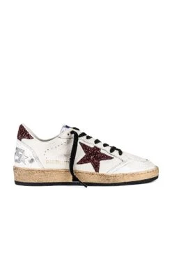 Golden Goose Ball Star Sneaker White & Bordeaux