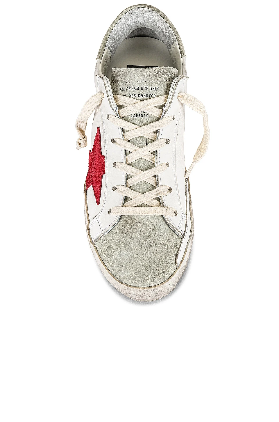 Golden Goose Super-Star Sneaker White, Ice, & Red - Image 4