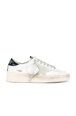 Golden Goose STARDAN 스니커즈 White, Ice, & Black