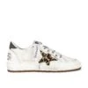 Golden Goose Ball Star Sneaker White, Beige, Brown, & Black Leopard