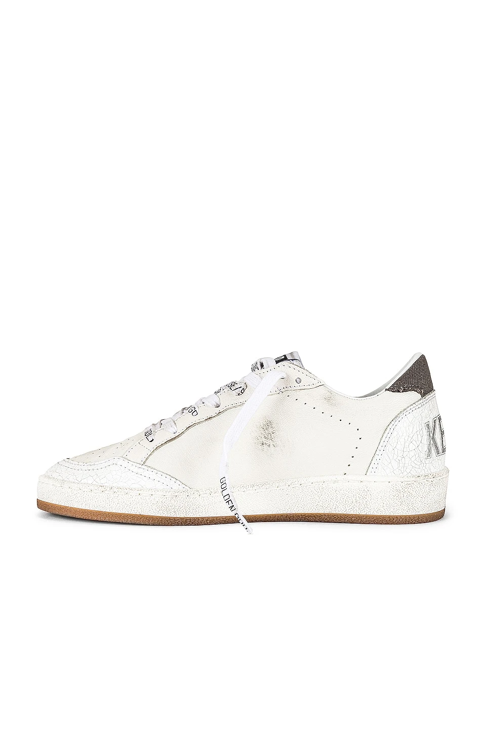 Golden Goose Ball Star Sneaker White, Beige, Brown, & Black Leopard - Image 5