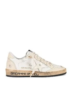 Golden Goose Ball Star Sneaker White, Cream, & Milk