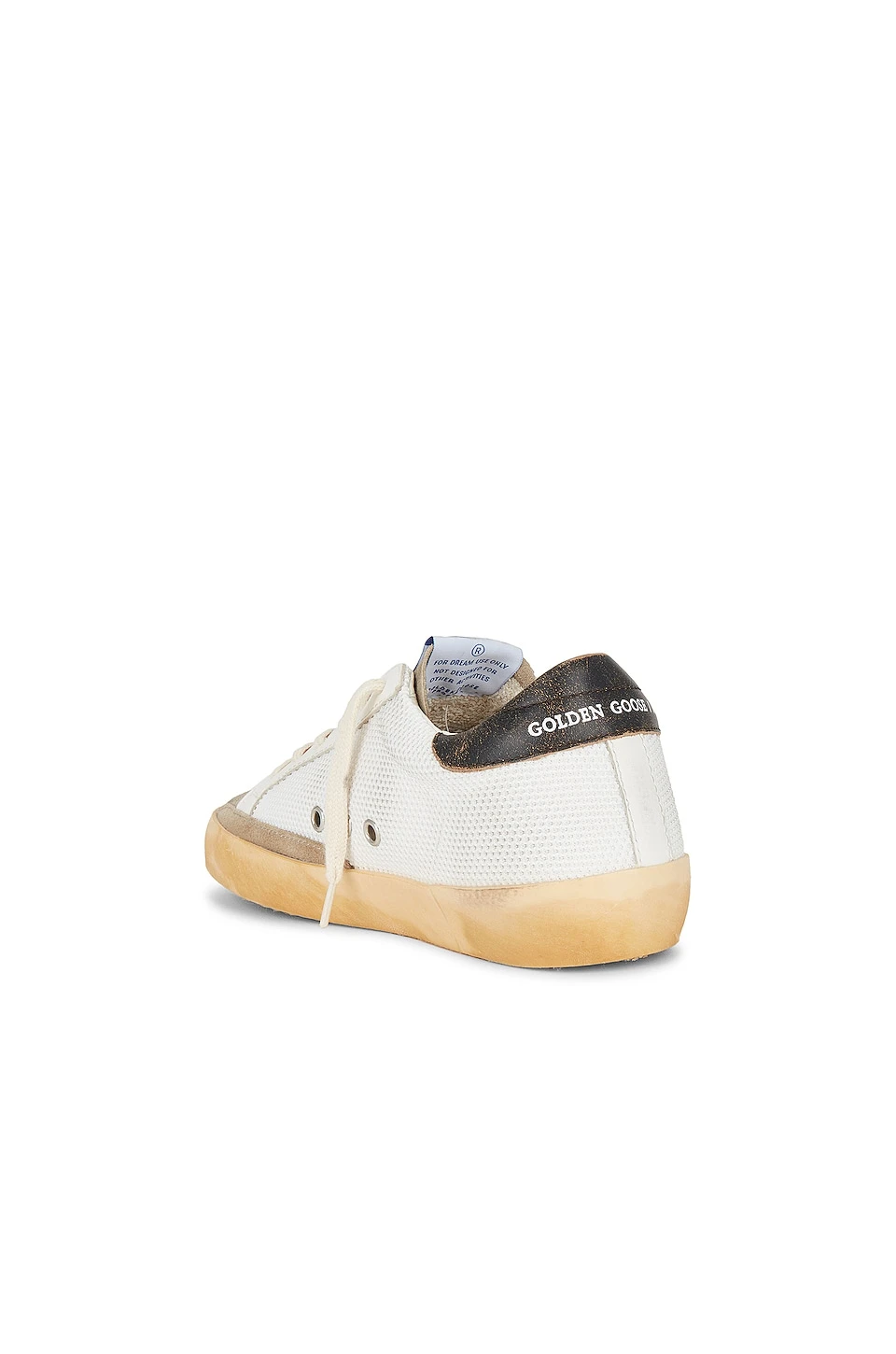 Golden Goose Super-Star Sneaker White, Taupe, Silver, & Black - Image 3