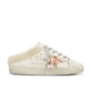 Golden Goose Sabot Sneaker White, Chocolate Brown, & Beige