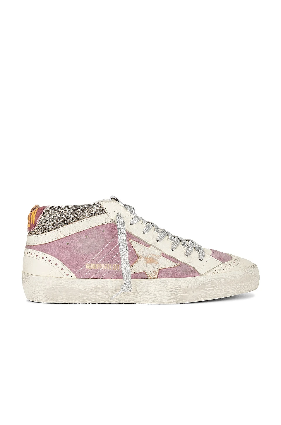 Golden Goose X REVOLVE Mid Star Sneaker Violet & White