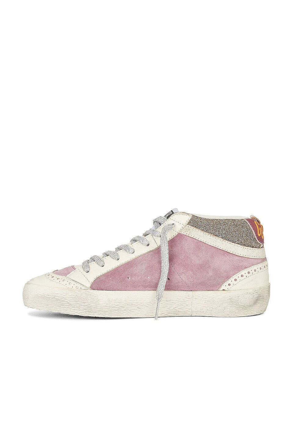 Golden Goose X REVOLVE Mid Star Sneaker Violet & White - Image 5