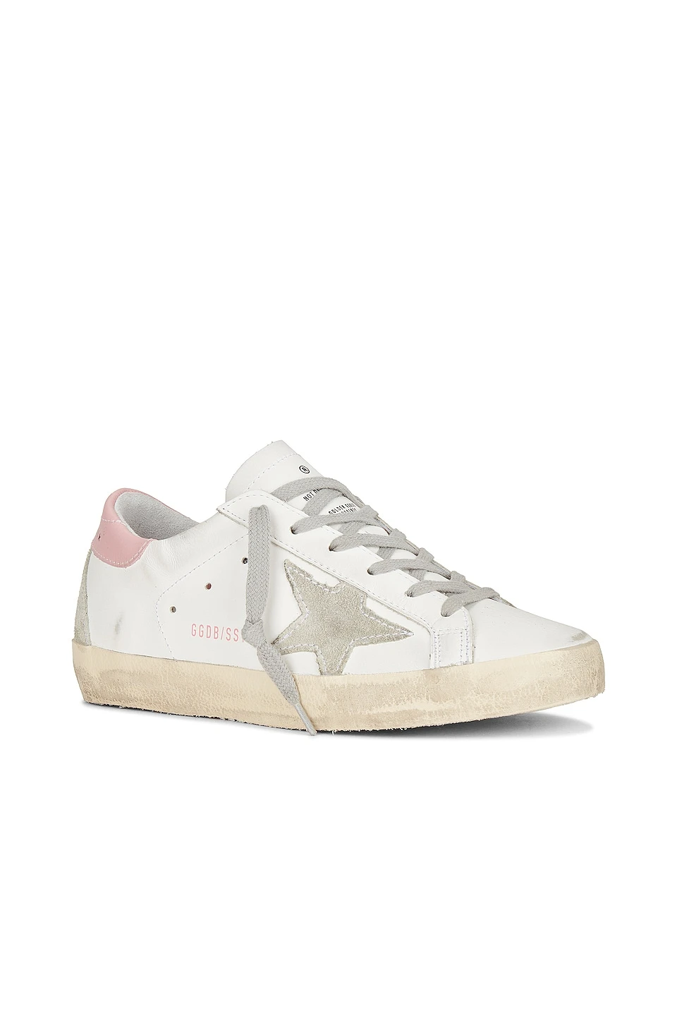 Golden Goose Super-Star Sneaker White, Ice, & Light Pink - Image 2