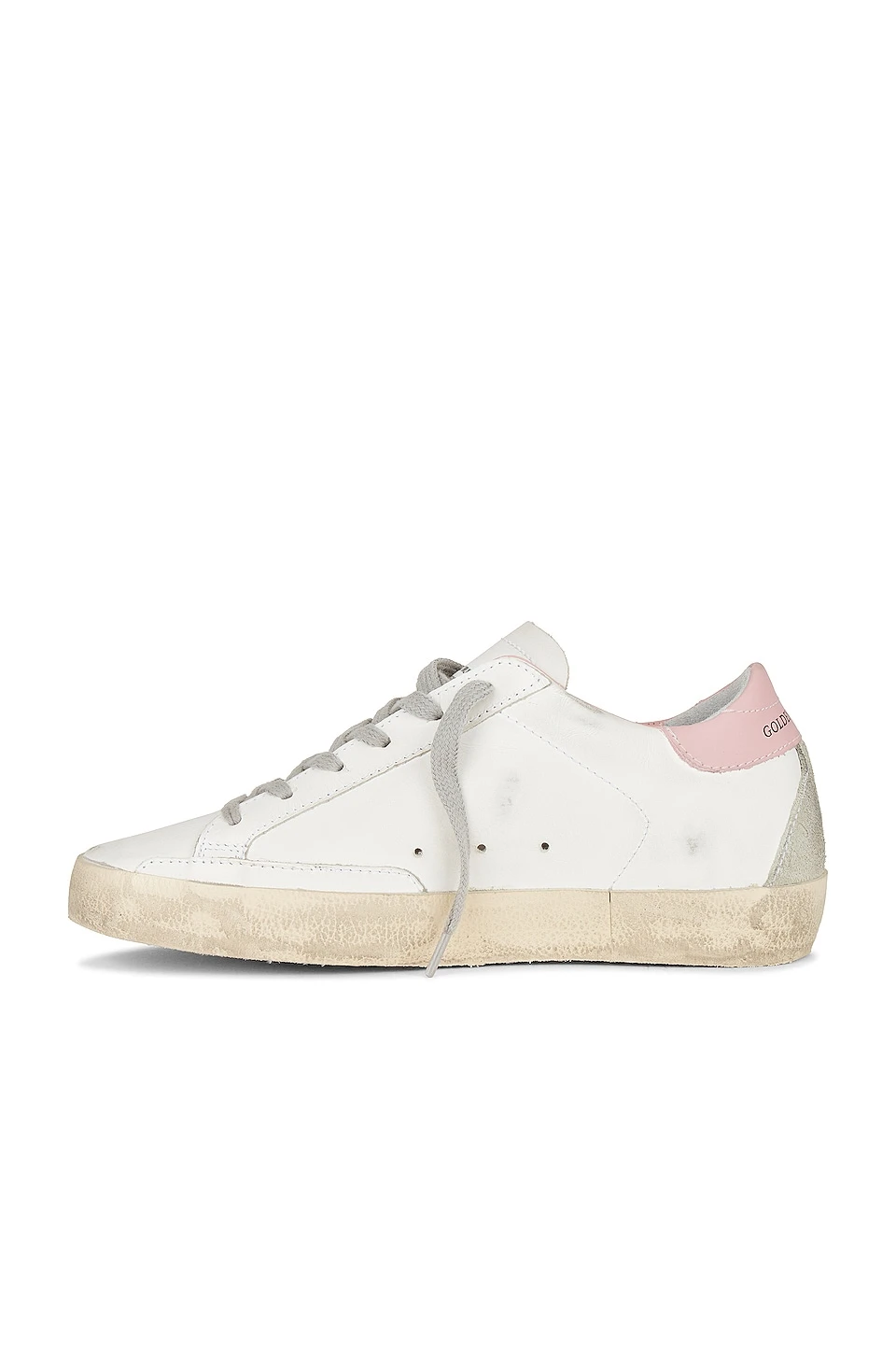 Golden Goose Super-Star Sneaker White, Ice, & Light Pink - Image 5