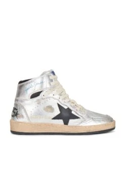 Golden Goose Sky Star Sneaker Silver & Black