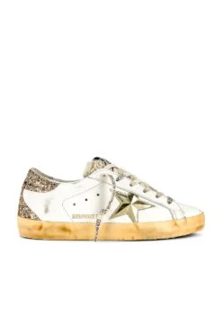 Golden Goose X REVOLVE Superstar Sneaker White & Gold