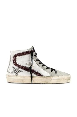 Golden Goose X REVOLVE Slide Sneaker White & Ice