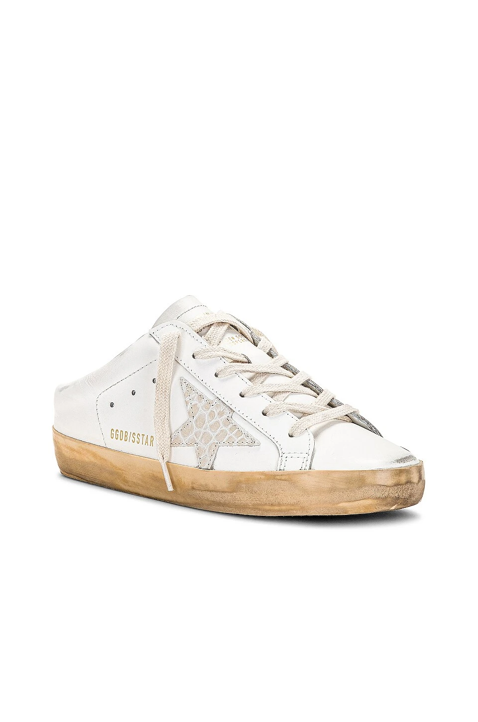 Golden Goose Superstar Sabot Sneaker White & Ivory - Image 2