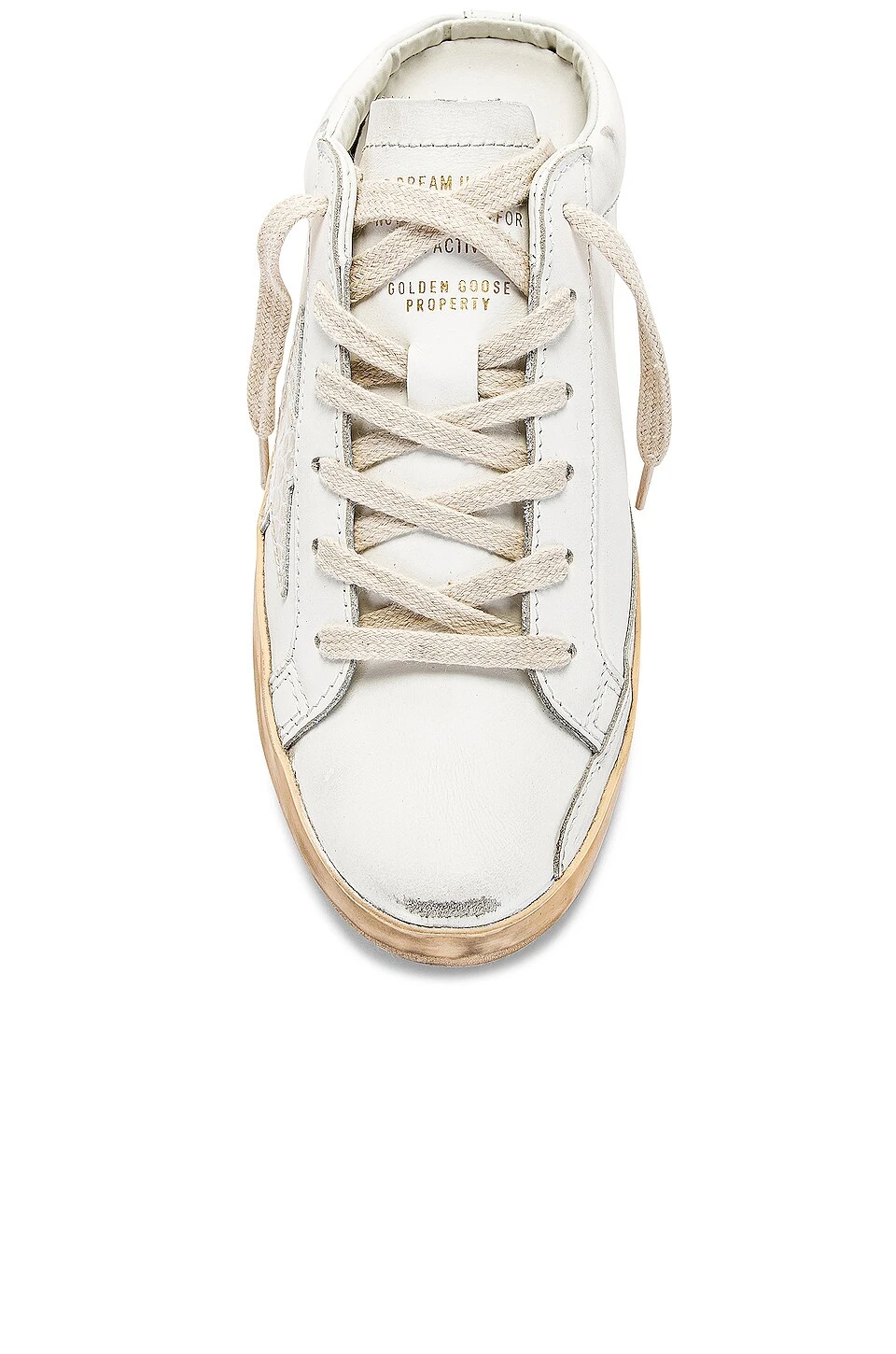 Golden Goose Superstar Sabot Sneaker White & Ivory - Image 4