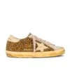 Golden Goose Superstar Sneaker Maculated Brown, Ivory, & Warm Sand