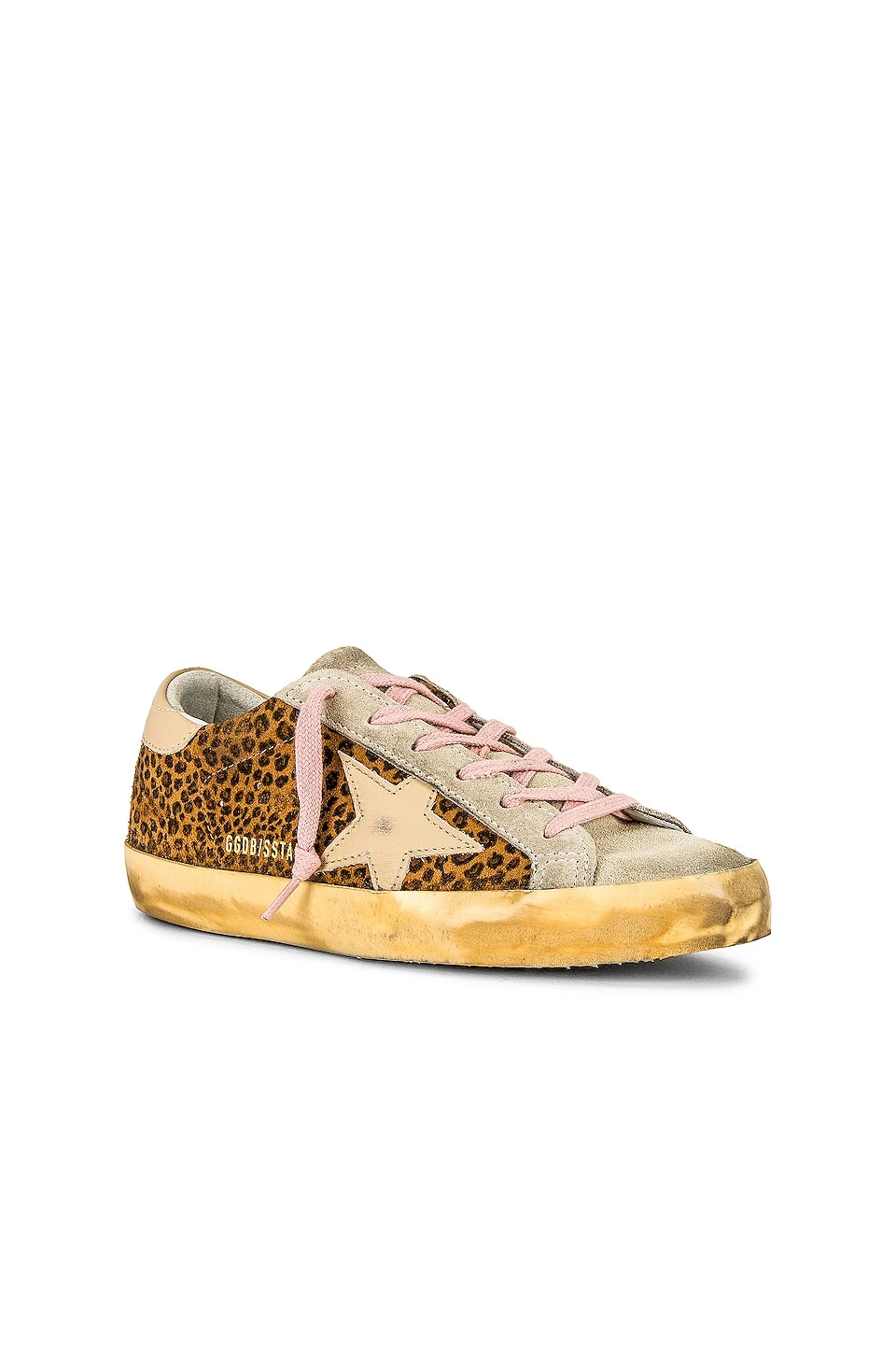 Golden Goose Superstar Sneaker Maculated Brown, Ivory, & Warm Sand - Image 2