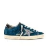 Golden Goose Superstar Sneaker Blue, Grey, Silver, & Black