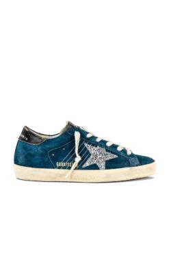 Golden Goose Superstar Sneaker Blue, Grey, Silver, & Black