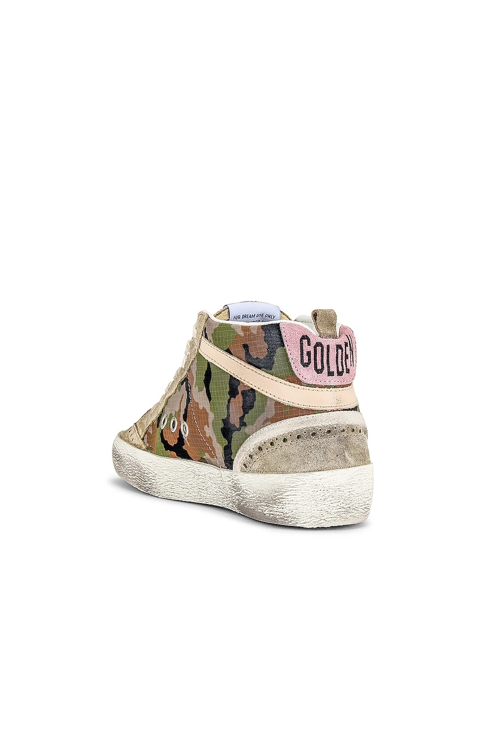 Golden Goose MID STAR 스니커즈 Green Camoflage, Taupe, Black, Beige, & Antique Pink - Image 3