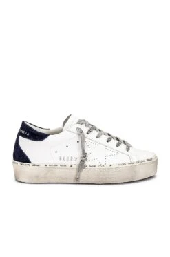 Golden Goose Hi Star Sneaker White & Dark Blue