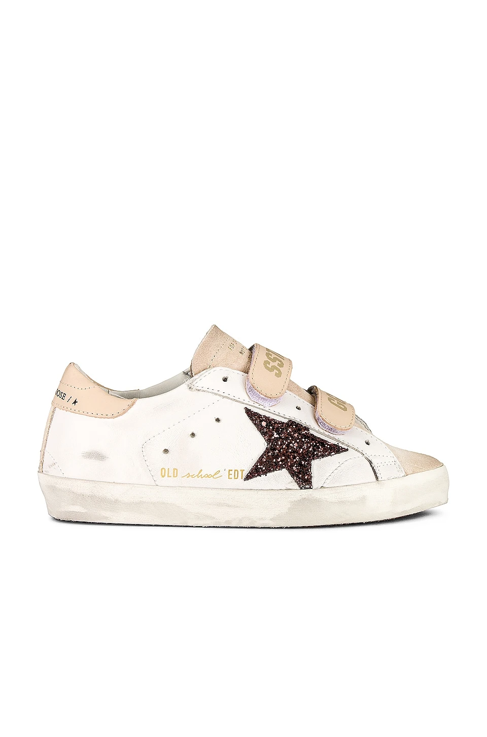 Golden Goose Old School Sneaker Milk, Beige, & Coffee Brown