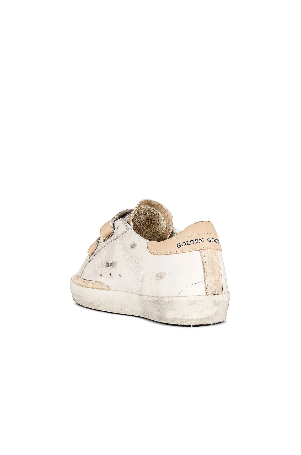 Golden Goose Old School Sneaker Milk, Beige, & Coffee Brown - Image 3