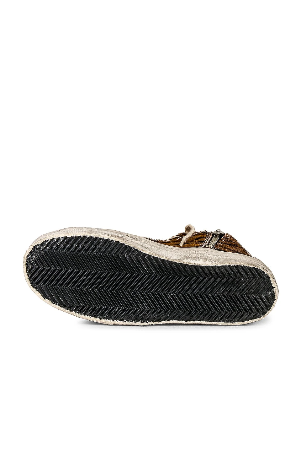 Golden Goose Slide Sneaker Brown Zebra & White - Image 6