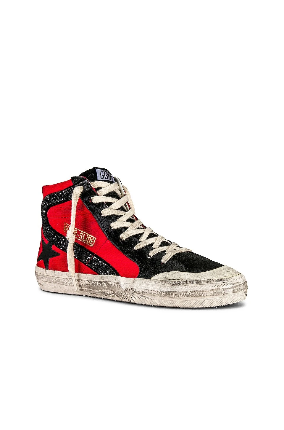 Golden Goose Slide Sneaker Red & Black - Image 2