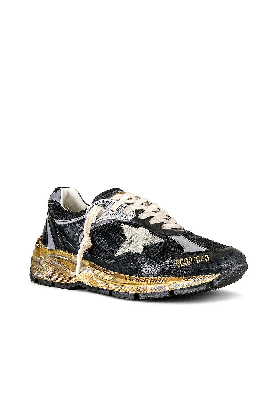 Golden Goose Running Dad Sneaker Black, Silver, & Ice - Image 2